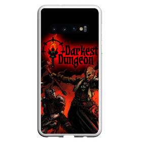 Чехол для Samsung Galaxy S10 с принтом DARKEST DUNGEON   ТЕМНЕЙШЕЕ ПОДЗЕМЕЛЬЕ   ART   АРТ , Силикон | Область печати: задняя сторона чехла, без боковых панелей | Тематика изображения на принте: darkest dungeon | darkest dungeon 2 | ад | готика | игра | огонь | пламя | темнейшее подземелье | ужасы