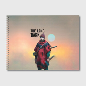 Альбом для рисования с принтом The Long Dark Уилл Маккензи , 100% бумага
 | матовая бумага, плотность 200 мг. | long dark | the long dark | will mackenzie | длинная тьма | долгая тьма | игра long dark | уилл маккензи