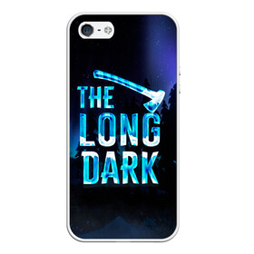 Чехол для iPhone 5/5S матовый с принтом The Long Dark Logo , Силикон | Область печати: задняя сторона чехла, без боковых панелей | alaska | long dark | the long dark | аляска | выживание | длинная тьма | долгая тьма | игра long dark