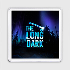 Магнит 55*55 с принтом The Long Dark Logo , Пластик | Размер: 65*65 мм; Размер печати: 55*55 мм | Тематика изображения на принте: alaska | long dark | the long dark | аляска | выживание | длинная тьма | долгая тьма | игра long dark