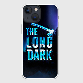 Чехол для iPhone 13 mini с принтом The Long Dark Logo ,  |  | alaska | long dark | the long dark | аляска | выживание | длинная тьма | долгая тьма | игра long dark