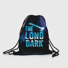 Рюкзак-мешок 3D с принтом The Long Dark Logo , 100% полиэстер | плотность ткани — 200 г/м2, размер — 35 х 45 см; лямки — толстые шнурки, застежка на шнуровке, без карманов и подкладки | alaska | long dark | the long dark | аляска | выживание | длинная тьма | долгая тьма | игра long dark