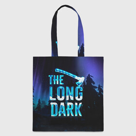 Шоппер 3D с принтом The Long Dark Logo , 100% полиэстер | Плотность: 200 г/м2; Размер: 34×35 см; Высота лямок: 30 см | alaska | long dark | the long dark | аляска | выживание | длинная тьма | долгая тьма | игра long dark