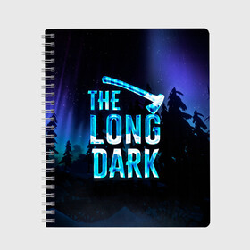 Тетрадь с принтом The Long Dark Logo , 100% бумага | 48 листов, плотность листов — 60 г/м2, плотность картонной обложки — 250 г/м2. Листы скреплены сбоку удобной пружинной спиралью. Уголки страниц и обложки скругленные. Цвет линий — светло-серый
 | alaska | long dark | the long dark | аляска | выживание | длинная тьма | долгая тьма | игра long dark