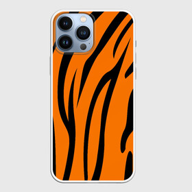 Чехол для iPhone 13 Pro Max с принтом Текстура тигра tiger ,  |  | tiger | кошка | оранжевый черный | символ 22 года | текстура | тигр