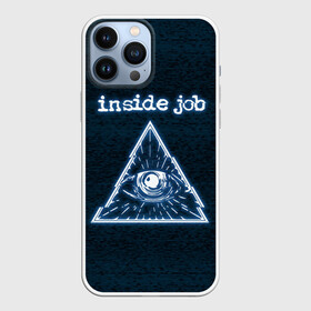 Чехол для iPhone 13 Pro Max с принтом Всевидящее Cognito Inc ,  |  | Тематика изображения на принте: глаз | знак | помехи | треугольник | экран