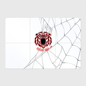 Магнитный плакат 3Х2 с принтом Бардак -Русский рок с паутиной , Полимерный материал с магнитным слоем | 6 деталей размером 9*9 см | бакдак | паук | паутина | рок | рок группа | русский рок