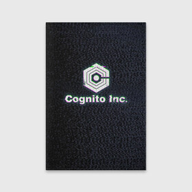 Обложка для паспорта матовая кожа с принтом Экран Cognito Inc , натуральная матовая кожа | размер 19,3 х 13,7 см; прозрачные пластиковые крепления | знак | лого | надпись | помехи | экран