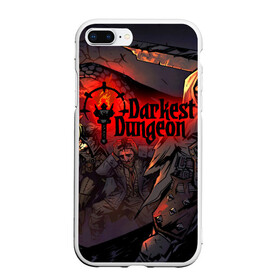 Чехол для iPhone 7Plus/8 Plus матовый с принтом DARKEST DUNGEON   ТЕМНЕЙШЕЕ ПОДЗЕМЕЛЬЕ   ПОДЗЕМЕЛЬЕ АРТ , Силикон | Область печати: задняя сторона чехла, без боковых панелей | darkest dungeon | darkest dungeon 2 | ад | арт | готика | игра | огонь | пламя | темнейшее подземелье | ужасы