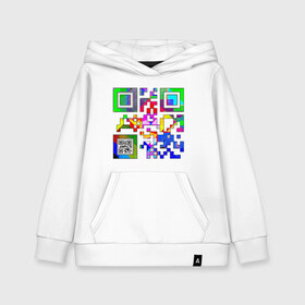 Детская толстовка хлопок с принтом Color QR , 100% хлопок | Круглый горловой вырез, эластичные манжеты, пояс, капюшен | coronavirus | covid | covid19 | qr code | qr код | sputnik | вакцина | вакцинация | вирус | здоровье | изоляция | иммунитет | карантин | ковид | код | корона | коронавирус | маркировка | маска | матрица | п | пандемия