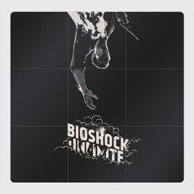 Магнитный плакат 3Х3 с принтом Букер идёт ко дну , Полимерный материал с магнитным слоем | 9 деталей размером 9*9 см | bioshock | bioshok | game | games | биошок | игра | игры