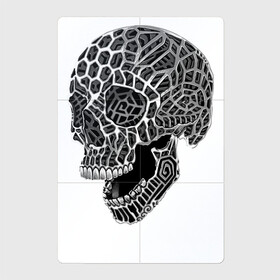 Магнитный плакат 2Х3 с принтом Резьба по черепу , Полимерный материал с магнитным слоем | 6 деталей размером 9*9 см | Тематика изображения на принте: fashion | jaw | skull | teeth | vanguard | авангард | зубы | мода | пасть | хайп | череп