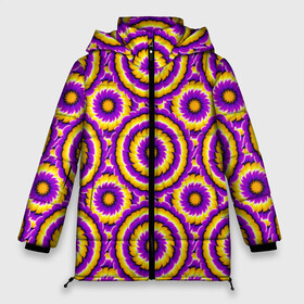 Женская зимняя куртка Oversize с принтом Желто-Фиолетовые цветы (иллюзия расширения) , верх — 100% полиэстер; подкладка — 100% полиэстер; утеплитель — 100% полиэстер | длина ниже бедра, силуэт Оверсайз. Есть воротник-стойка, отстегивающийся капюшон и ветрозащитная планка. 

Боковые карманы с листочкой на кнопках и внутренний карман на молнии | абстракция | аум | галлюцинация | зазеркалье | игра ума | иллюзии | индиго | майя | мантра | медитация | мираж | неон | нирвана | обман зрения | ом | оптические иллюзии | просветление | психоделика