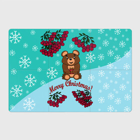 Магнитный плакат 3Х2 с принтом Мишка и рождество , Полимерный материал с магнитным слоем | 6 деталей размером 9*9 см | 2022 | merry christmas | ветки | год тигра | детский | животные | зима | зимний | лес | медведь | мишка | мультяшный | новогодний | новый год | подарок | праздничный | рождество | рябина | снег | снегопад