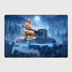 Магнитный плакат 3Х2 с принтом World of Tanks Christmas , Полимерный материал с магнитным слоем | 6 деталей размером 9*9 см | Тематика изображения на принте: art | christmas | gifts | moon | new year | night | snow | tank | tree | winter | world of tanks | арт | елка | зима | луна | новый год | ночь | подарки | рождество | снег | танк