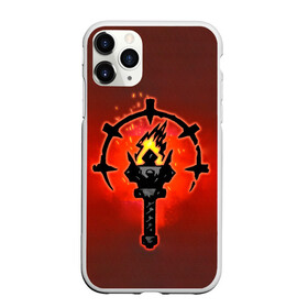 Чехол для iPhone 11 Pro матовый с принтом Darkest Dungeon Факел , Силикон |  | darkest dungeon | fire | flame | torch | огонь | пламя | темнейшее подземелье | темное подземелье