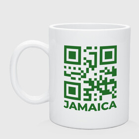 Кружка керамическая с принтом QR Jamaica , керамика | объем — 330 мл, диаметр — 80 мм. Принт наносится на бока кружки, можно сделать два разных изображения | Тематика изображения на принте: coronavirus | covid | covid19 | qr code | qr код | sputnik | вакцина | вакцинация | вирус | здоровье | изоляция | иммунитет | карантин | ковид | код | корона | коронавирус | маркировка | маска | матрица | п | пандемия