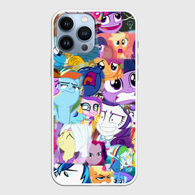 Чехол для iPhone 13 Pro Max с принтом My Little Pony Персонажи ,  |  | Тематика изображения на принте: friendship is magic | mlp | my little pony | pinky pie | pony | spike | swag | sweaty ba | дружба | искорка | крошка бель | литл пони | маленькие пони | мой маленький пони | мульфтфильм | пони | поняши | поняшки | сва