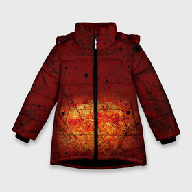 Зимняя куртка для девочек 3D с принтом Взрыв на Марсе , ткань верха — 100% полиэстер; подклад — 100% полиэстер, утеплитель — 100% полиэстер. | длина ниже бедра, удлиненная спинка, воротник стойка и отстегивающийся капюшон. Есть боковые карманы с листочкой на кнопках, утяжки по низу изделия и внутренний карман на молнии. 

Предусмотрены светоотражающий принт на спинке, радужный светоотражающий элемент на пуллере молнии и на резинке для утяжки. | Тематика изображения на принте: атмосфера марса | атомный взрыв | жизнь на марсе | колонизация марса | космос | красная планета | непознанное | планета марс | приземление на марс | тайны космоса | экспедиция на марс