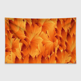 Флаг-баннер с принтом Кленовая сладость , 100% полиэстер | размер 67 х 109 см, плотность ткани — 95 г/м2; по краям флага есть четыре люверса для крепления | желтый | клен | кленовый лист | лист | листопад | листья | оранжевый | осень