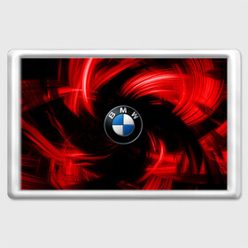 Магнит 45*70 с принтом BMW RED BEAST , Пластик | Размер: 78*52 мм; Размер печати: 70*45 | Тематика изображения на принте: autosport | bmw | motorsport | авто | автоспорт | бмв | в тренде | красный | машина | подарок | популярое | рекомендации | спорт