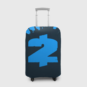Чехол для чемодана 3D с принтом PAYDAY 2   Краска , 86% полиэфир, 14% спандекс | двустороннее нанесение принта, прорези для ручек и колес | game | games | logo | online | overkill | paint | payday | payday 2 | брызги | игра | игры | краска | лого | логотип | логотипы | ограбление | пэйдэй | пэйдэй 2 | символ