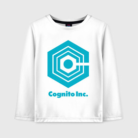 Детский лонгслив хлопок с принтом Корпорация Заговор Cognito Inc , 100% хлопок | круглый вырез горловины, полуприлегающий силуэт, длина до линии бедер | cognito inc | inside job | shadow government | когнито | корпорация заговор | мультфильм | рейган ридли | теневое правительство | теории заговора