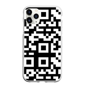 Чехол для iPhone 11 Pro матовый с принтом qr code куаркод , Силикон |  | covid | qr code | антикороновирус | ковид | куаркод | привика