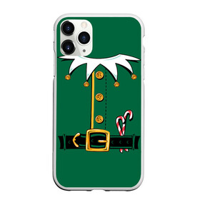 Чехол для iPhone 11 Pro матовый с принтом Christmas Elf Outfit , Силикон |  | christmas | claus | clothes | deer | elf | frost | helpers | new | north | outfit | pole | santa | year | год | дед | клаус | мороз | новый | одежда | олени | полюс | помощники | рождественский | рождество | санта | санты | северный | эльф