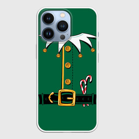 Чехол для iPhone 13 Pro с принтом Christmas Elf Outfit ,  |  | christmas | claus | clothes | deer | elf | frost | helpers | new | north | outfit | pole | santa | year | год | дед | клаус | мороз | новый | одежда | олени | полюс | помощники | рождественский | рождество | санта | санты | северный | эльф