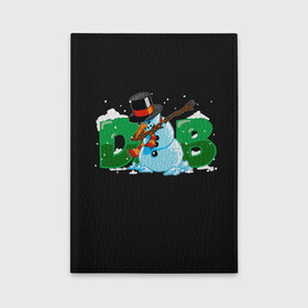 Обложка для автодокументов с принтом Classic Dab SnowMan , натуральная кожа |  размер 19,9*13 см; внутри 4 больших “конверта” для документов и один маленький отдел — туда идеально встанут права | 2022 | 22 | christmas | dab | dub | man | new | notes | scarf | snow | snowman | snowy | woman | year | баба | год | даб | классический | новый | ноты | очки | рождество | снег | снеговик | снежная | шарф