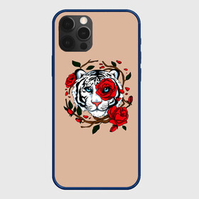 Чехол для iPhone 12 Pro Max с принтом White Tiger Symbol , Силикон |  | blue | christmas | eyes | face | flowers | glow | muzzle | new | rose | snow | symbol | tiger | tulip | white | winter | year | белый | глаза | год | года | зима | лицо | нового | новый | рождество | свечение | символ | синее | тигр | тигра