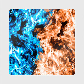 Магнит виниловый Квадрат с принтом Огненное пламя , полимерный материал с магнитным слоем | размер 9*9 см, закругленные углы | Тематика изображения на принте: blue fire | blue flame | fire | fire and ice | fire and water | flame | neon | в огне | горящий | инь ян | инь янь | искры | неон | неоновый огонь | огненный | огонь | огонь и вода | огонь и лед | пламя | пожар | противостояние