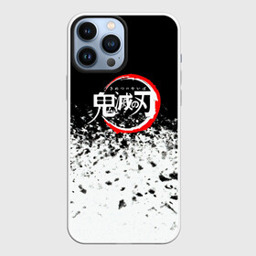 Чехол для iPhone 13 Pro Max с принтом Клинок, рассекающий демонов Логотип. ,  |  | anime | demon slayer | kimetsu no yaiba | аниме | гёмей химеджима клинок | игуро и ренгоку | клинок рассекающий демонов