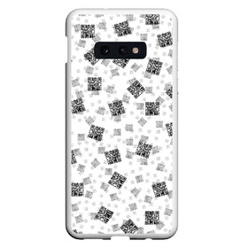 Чехол для Samsung S10E с принтом PATTERN | QR CODE , Силикон | Область печати: задняя сторона чехла, без боковых панелей | patern | pattern | qr code | qr код | qrcode | qrкод | quick response code | куар | куар код | кью ар код | матричных штриховых кодов | патерн | паттерн | штриховых кодов