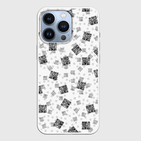 Чехол для iPhone 13 Pro с принтом PATTERN | QR CODE ,  |  | patern | pattern | qr code | qr код | qrcode | qrкод | quick response code | куар | куар код | кью ар код | матричных штриховых кодов | патерн | паттерн | штриховых кодов