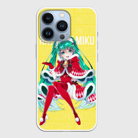 Чехол для iPhone 13 Pro с принтом Новогодняя  Хацунэ Мику ,  |  | hatsune | miku | вокалоид | мику | хацунэ