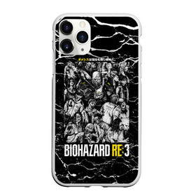 Чехол для iPhone 11 Pro матовый с принтом Biohazard RE3 , Силикон |  | game | games | re | resident evil | игра | игры | обитель зла | резедент эвил | реседент ивел