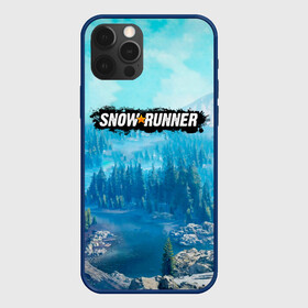 Чехол для iPhone 12 Pro Max с принтом SnowRunner СноуРаннер логотип , Силикон |  | Тематика изображения на принте: race | snowrunner | гонки | гонки по бездорожью | гоночные игры | зимние гонки | снежные гонки | снежный бегун | сноу раннер | сноураннер