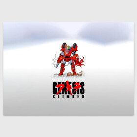 Поздравительная открытка с принтом Genesis Climber   Akira , 100% бумага | плотность бумаги 280 г/м2, матовая, на обратной стороне линовка и место для марки
 | akira | anime | genesis climber | manga | акира | аниме | генезис климбер | манга