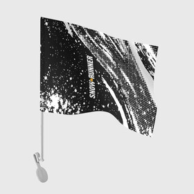 Флаг для автомобиля с принтом SnowRunner Logo , 100% полиэстер | Размер: 30*21 см | race | snowrunner | гонки | гонки по бездорожью | гоночные игры | зимние гонки | снежные гонки | снежный бегун | сноу раннер | сноураннер