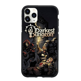 Чехол для iPhone 11 Pro матовый с принтом Darkest Dungeon Темнейшее подземелье , Силикон |  | darkest dungeon | dd | rpg | the butchers circus | the colour of madness | the crimson court | the shieldbreaker | игры | подземелье | темнейшее подземелье