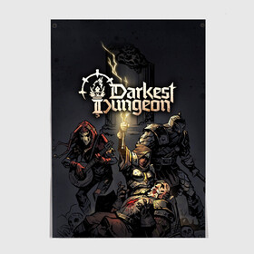 Постер с принтом Darkest Dungeon Темнейшее подземелье , 100% бумага
 | бумага, плотность 150 мг. Матовая, но за счет высокого коэффициента гладкости имеет небольшой блеск и дает на свету блики, но в отличии от глянцевой бумаги не покрыта лаком | darkest dungeon | dd | rpg | the butchers circus | the colour of madness | the crimson court | the shieldbreaker | игры | подземелье | темнейшее подземелье