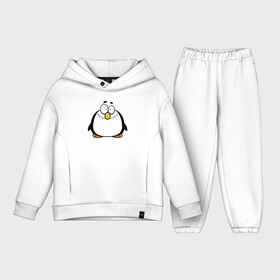 Детский костюм хлопок Oversize с принтом Глазастый пингвин ,  |  | арктика | девушкам | детский | детям | для детей | зима | крылья | лёд | мороз | пингвин | природа | птица | холод