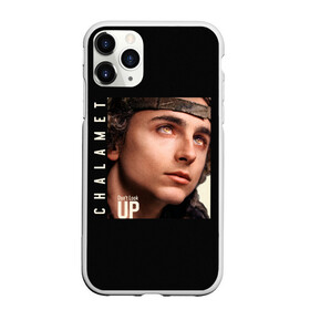 Чехол для iPhone 11 Pro матовый с принтом Dont Look Up постер фильма , Силикон |  | dont look up | netflix | timothe chalamet | не смотрите наверх | постер | тимоти шаламе