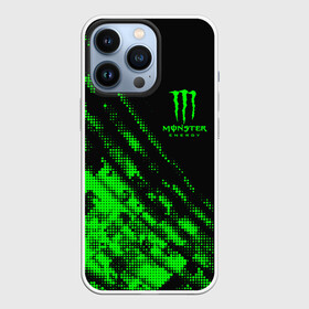 Чехол для iPhone 13 Pro с принтом Monster Energy Текстура. ,  |  | monster energy | sport | логтип | марка | марка энергетических напитков | монстр энерджи | спорт | энергетический напиток