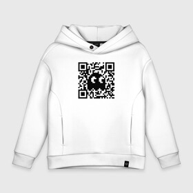 Детское худи Oversize хлопок с принтом QR Ghost , френч-терри — 70% хлопок, 30% полиэстер. Мягкий теплый начес внутри —100% хлопок | боковые карманы, эластичные манжеты и нижняя кромка, капюшон на магнитной кнопке | Тематика изображения на принте: 19 | code | corona | covid | ghost | meme | memes | monster | ncov | ncov19 | qr | quick | response | virus | антивирус | антикоронавирус | быстрый | вирус | ковид | код | корона | коронавирус | мем | мемы | монстр | отклик | приведение | приз