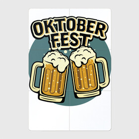 Магнитный плакат 2Х3 с принтом Oktober fest , Полимерный материал с магнитным слоем | 6 деталей размером 9*9 см | beer | cup | festival | foam | germany | германия | кружка | пена | фестиваль