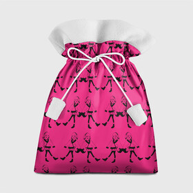 Подарочный 3D мешок с принтом Просто девочки , 100% полиэстер | Размер: 29*39 см | аниме | девочка | девушкам | люди | розовый