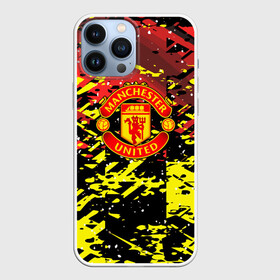 Чехол для iPhone 13 Pro Max с принтом Manchester United Красные Дьяволы. ,  |  | Тематика изображения на принте: fc | fcmu | football | football club | manchester united | red devils | sport | красные дьяволы | манчестер юнайтед | фк | фкмю | футбол | футбольный клуб